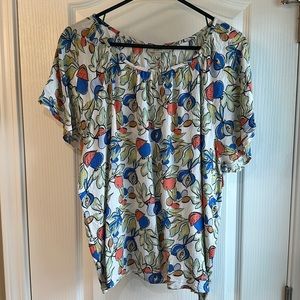 Loft multi color lightweight blouse.